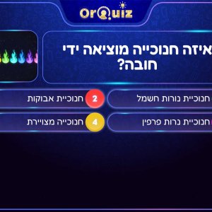 חידון הלכות חנוכה